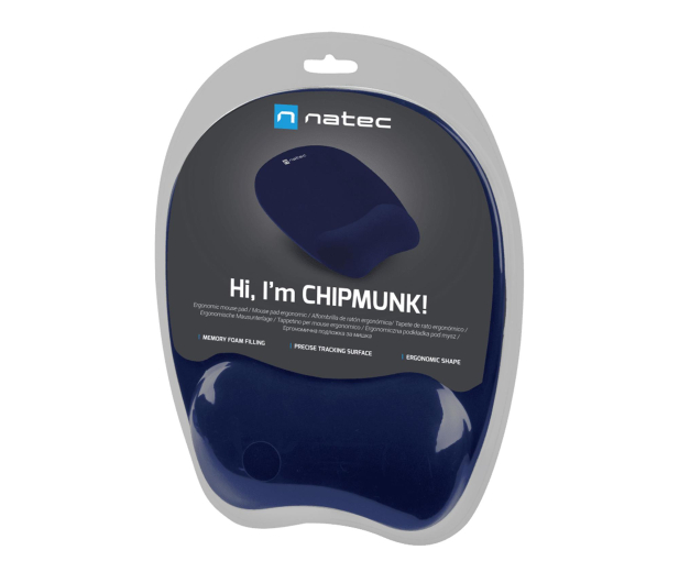 NATEC CHIPMUNK Memory Foam 230X200 granatowa NPF-2181 - 1470213 - zdjęcie 6